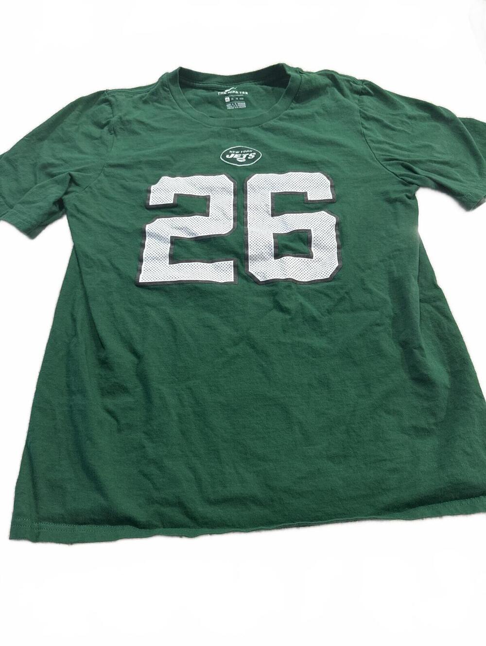 Nike Boys Jets Bell 26 Green Tee XL